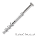 Rahmendübel RMS 10x80mm, nylon+ Schraub mit Sechskantkopf - 1/2