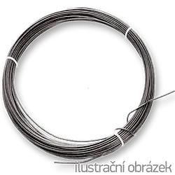Geglühter Bindedraht 2,5 mm, schwarz - 5 Kgs Ring
